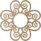 Ekena Millwork Cohen Wood Fretwork Pierced Ceiling Medallion, Red Oak, 24"OD x 8 1/4"ID x 3/8"T CMWP24X24X0375CORO - alternate 4